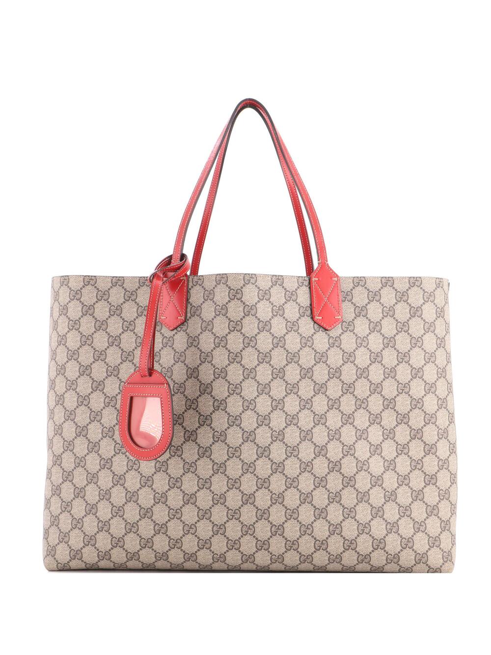 Gucci Reversible Tote Gg Print Leather #348143G14B